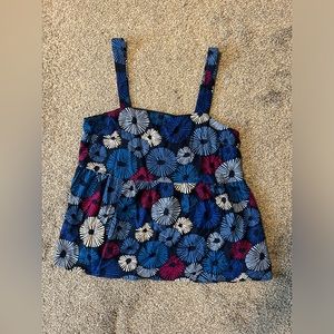 NWT LOFT Firework Patterned Tank Size 2